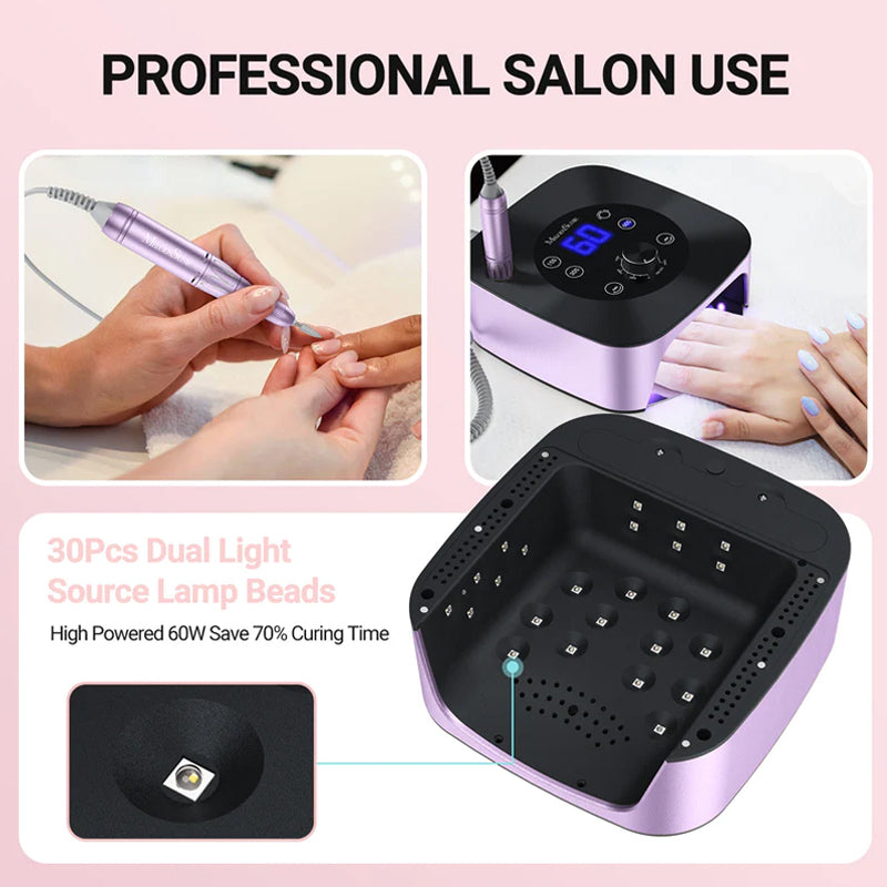 X-C320C 2 in 1 Nail Lamp with Nail Drill 30,000RPM