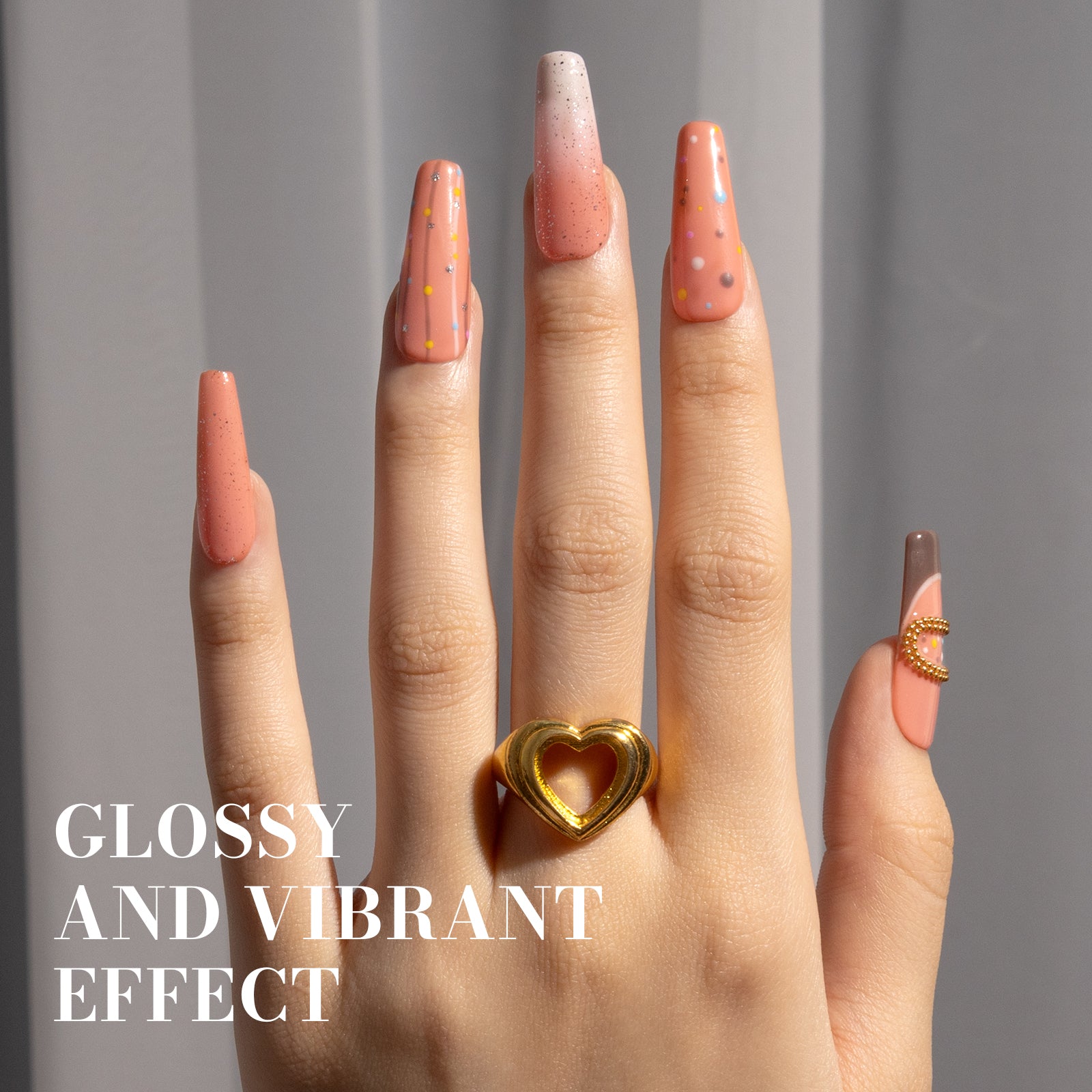1661 Orange - Faster UV Curing Gel Nail Polish 0.5 fl oz/15ml