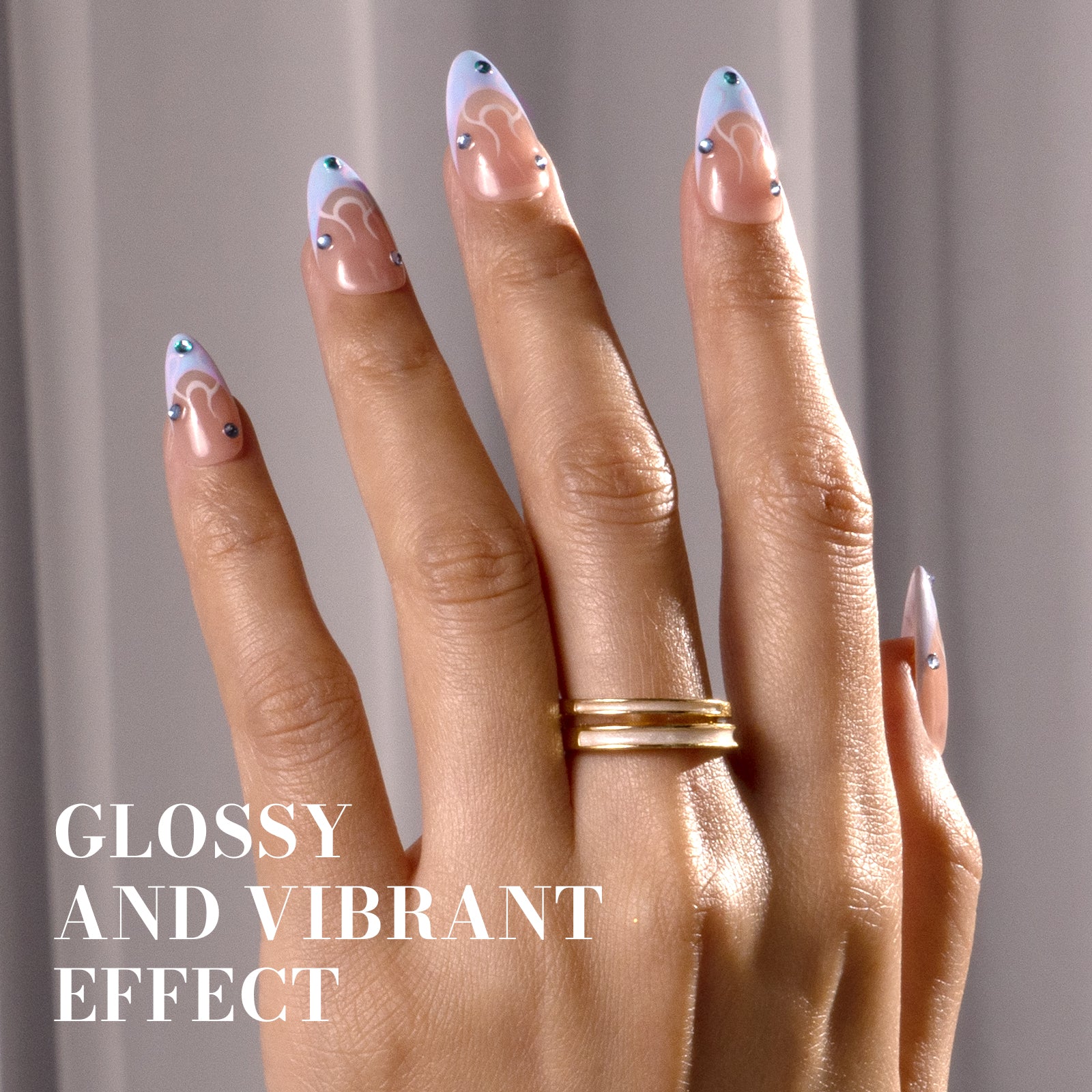 253 Light Blue - Faster UV Curing Gel Nail Polish 0.5 fl oz/15ml
