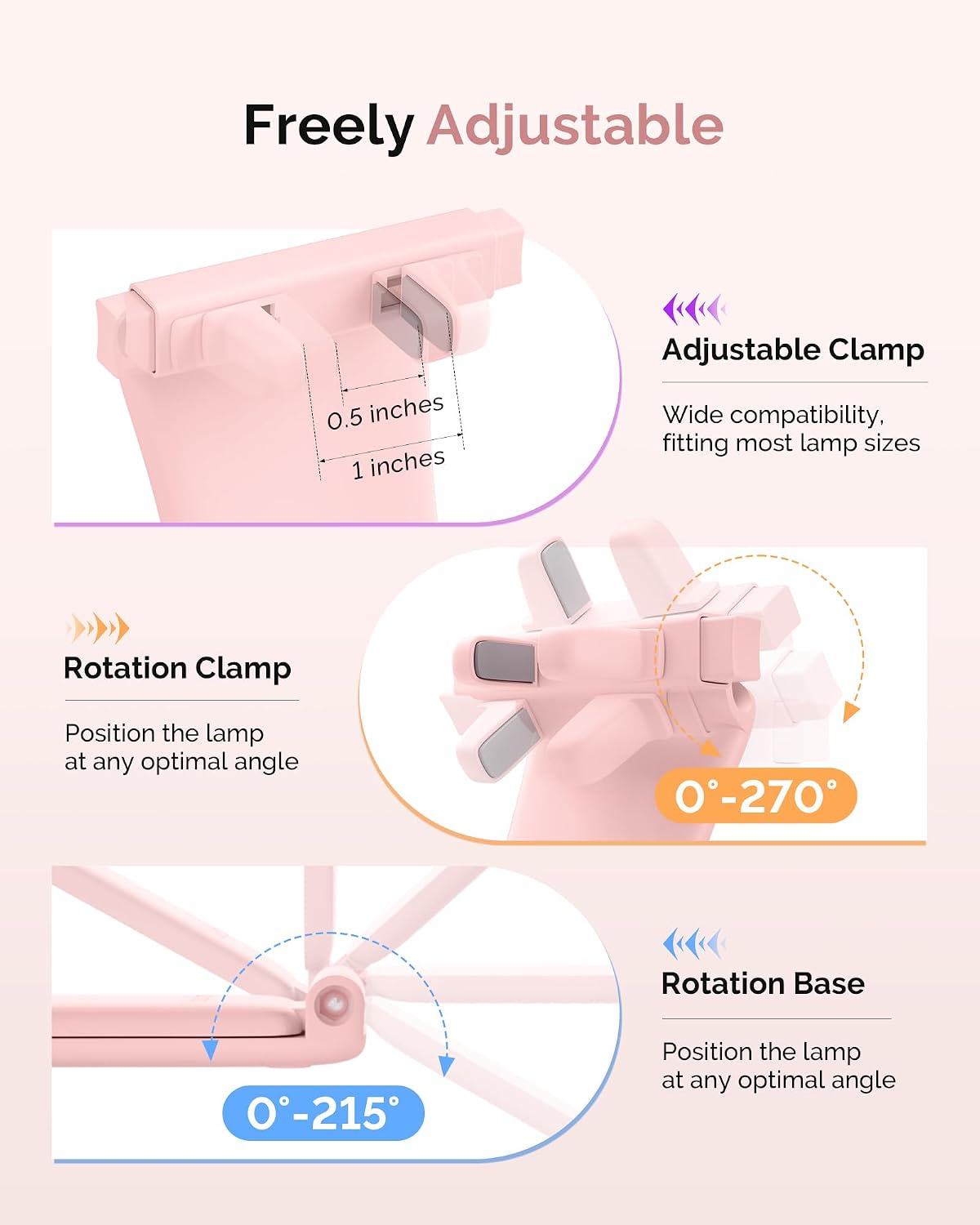 Nail Lamp Stand & Holder for Flash Cure Handheld UV Light
