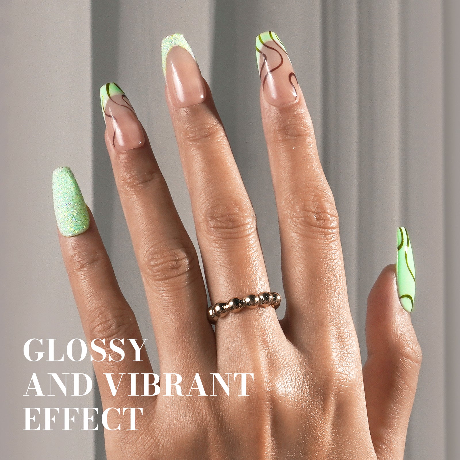 326 Bright Green - Faster UV Curing Gel Nail Polish 0.5 fl oz/15ml