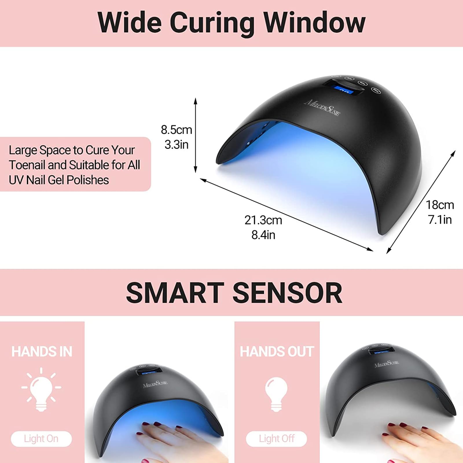 EOS 3 (P-Plus24T) LED/UV Nail Lamp