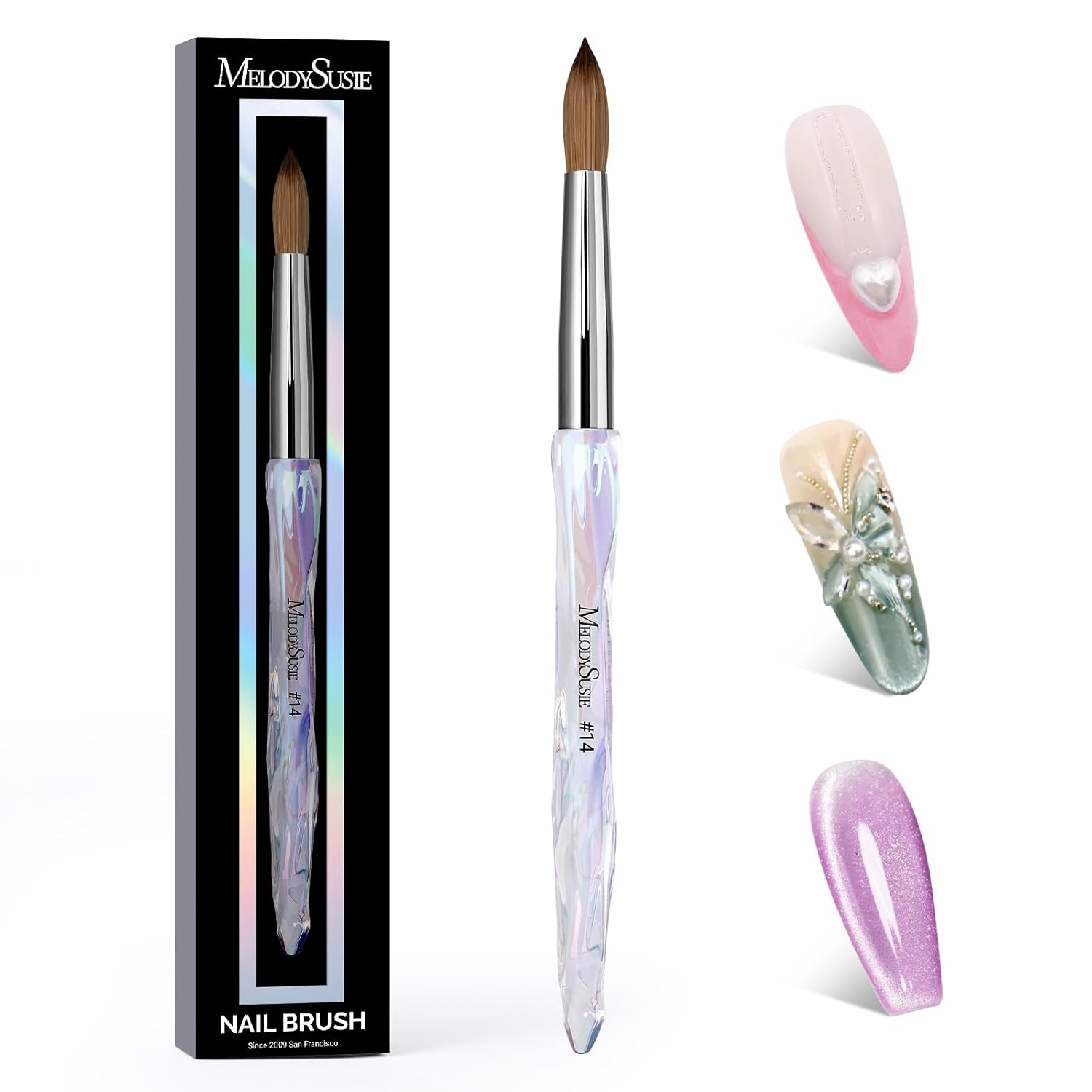 100% Kolinsky Acrylic Nail Brush