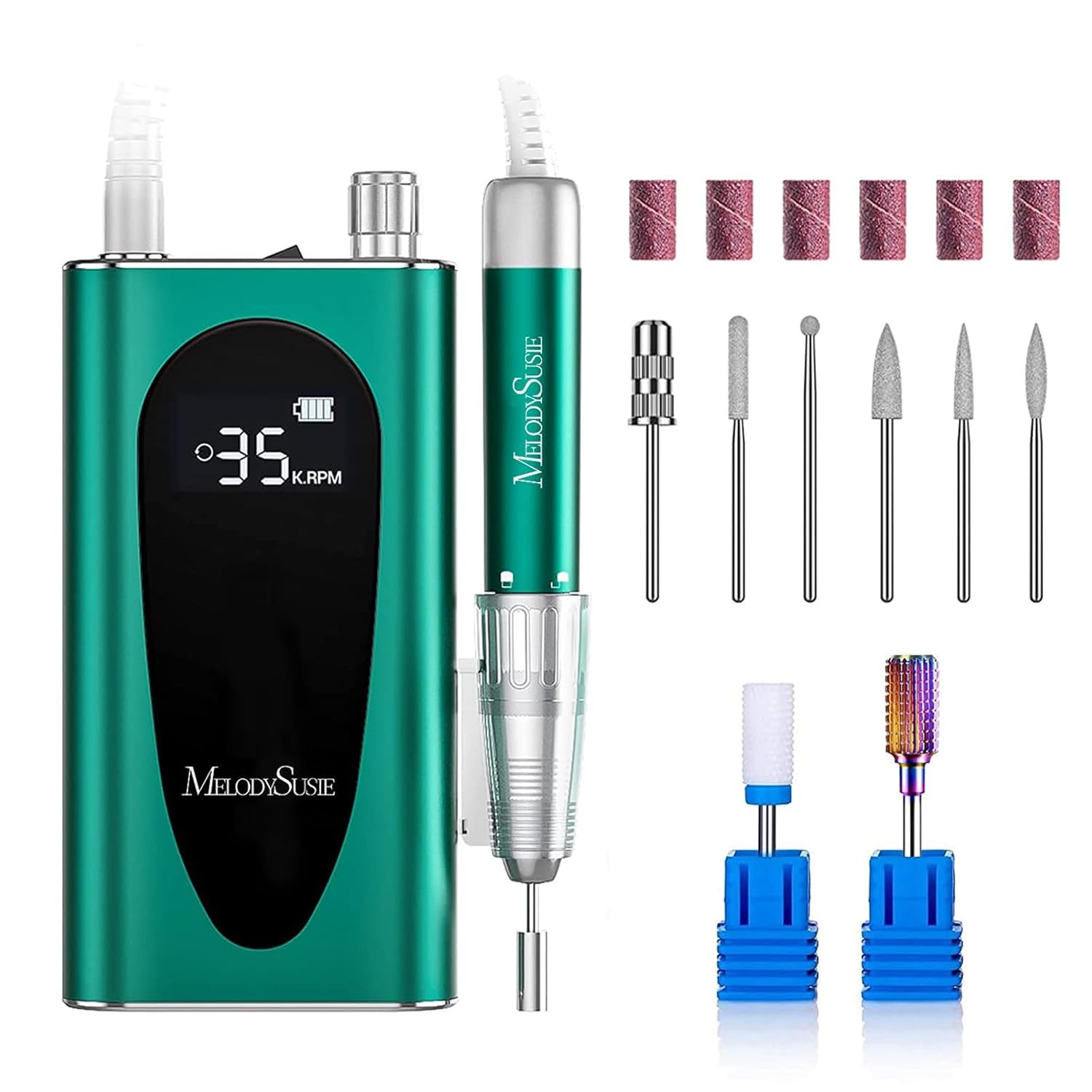 Sparkle Plus(MM400C) Rechargeable Nail Drill 35,000RPM