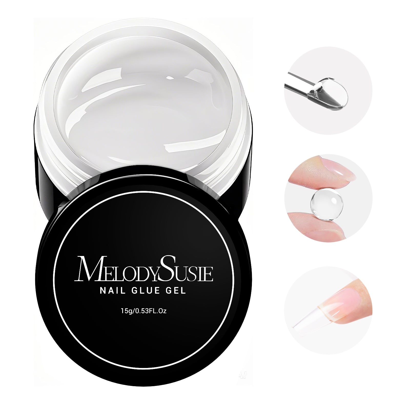 Solid Nail Glue Gel