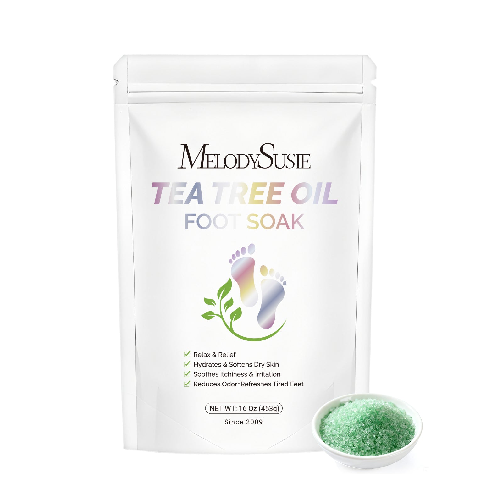 Tea Tree Oil Foot Soak with Sea Salt