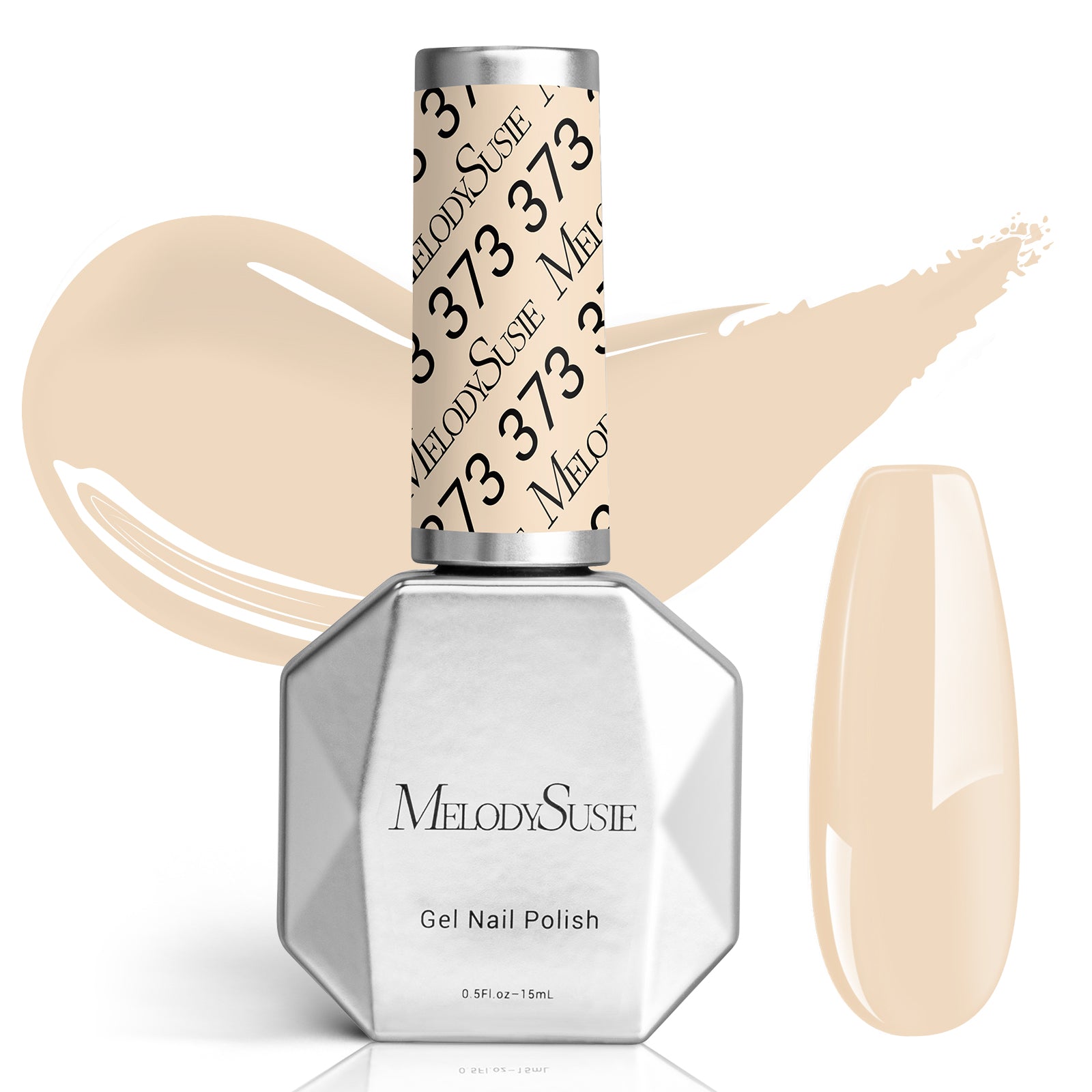 373 Beige - Faster UV Curing Gel Nail Polish 0.5 fl oz/15ml