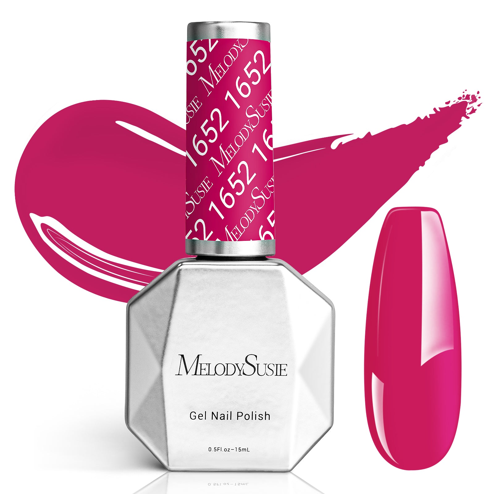 1652 Berry Wine Red - TPO-Free Faster UV Curing Gel Nail Polish(15ml)