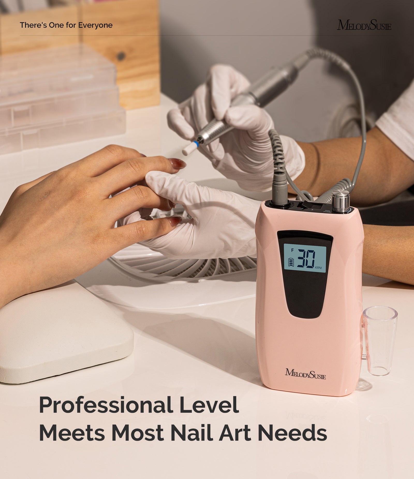 Selene(SC320D) Clip-On Rechargeable Nail Drill 30,000RPM
