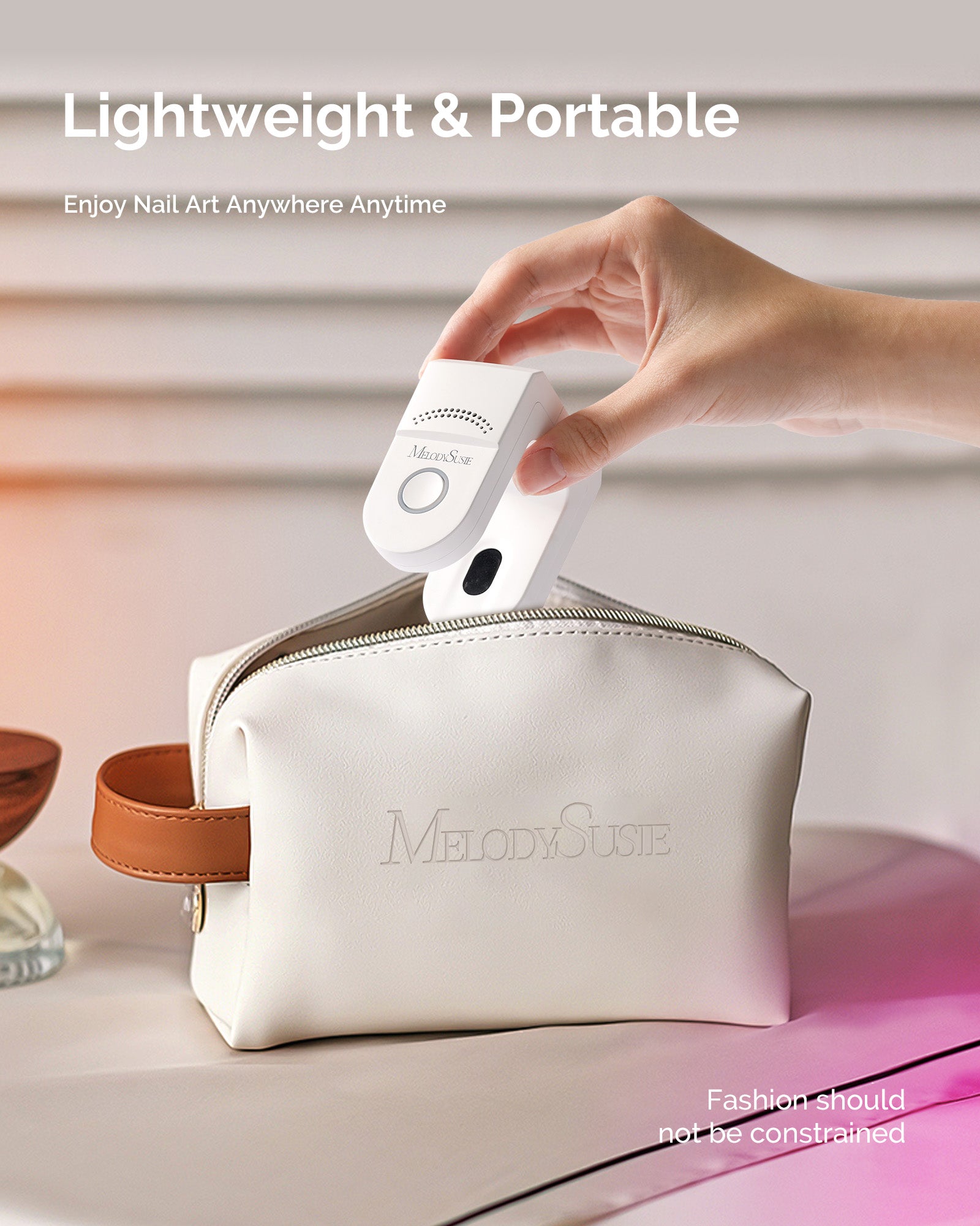 P-ART04G Rechargeable Mini LED/UV Nail Art Lamp