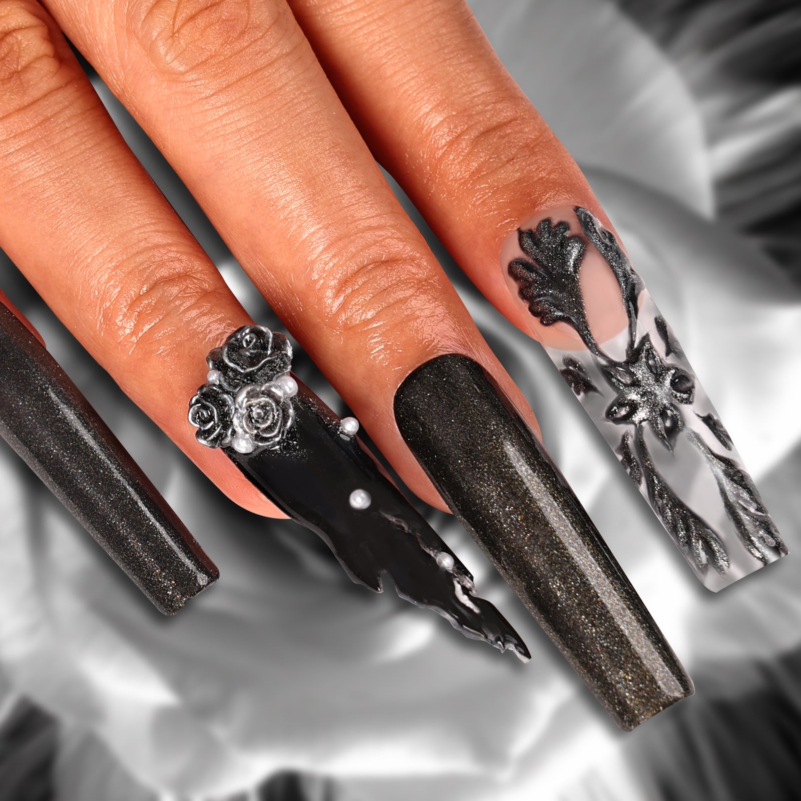 Gothic Fantasy Square Xtreme Press On Nails