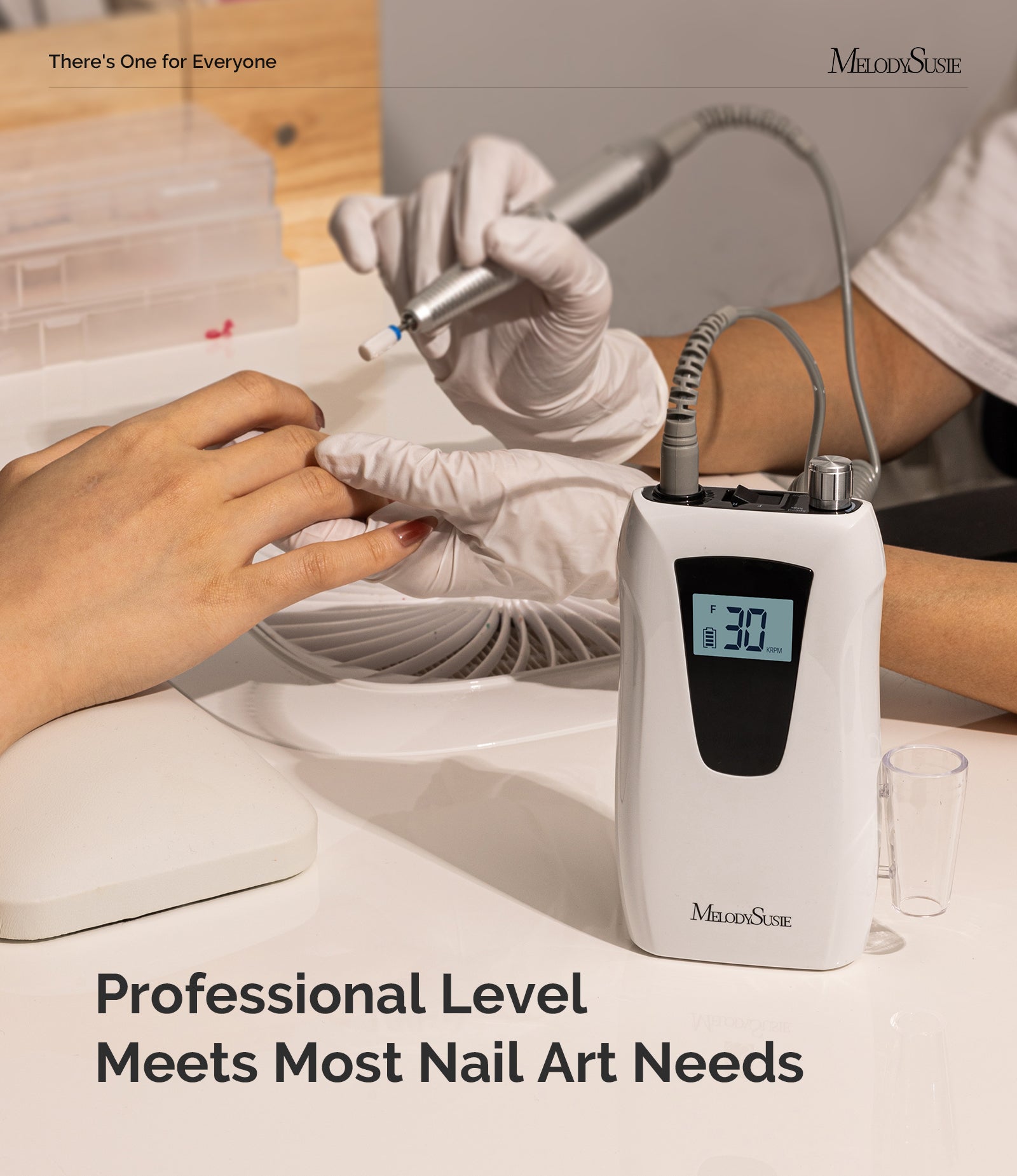 Selene(SC320D) Clip-On Rechargeable Nail Drill 30,000RPM