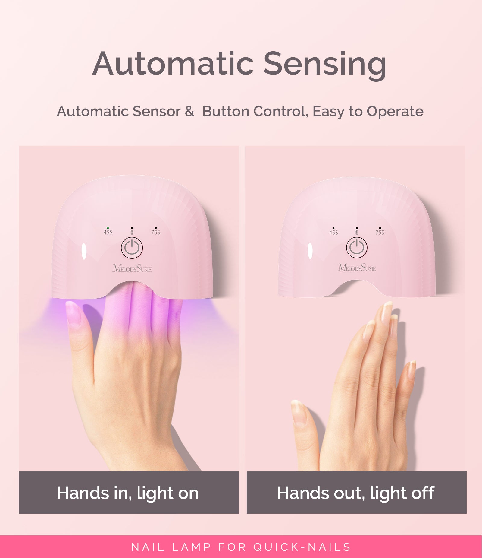 P-ART06G Rechargeable & Cordless LED/UV Nail Lamp