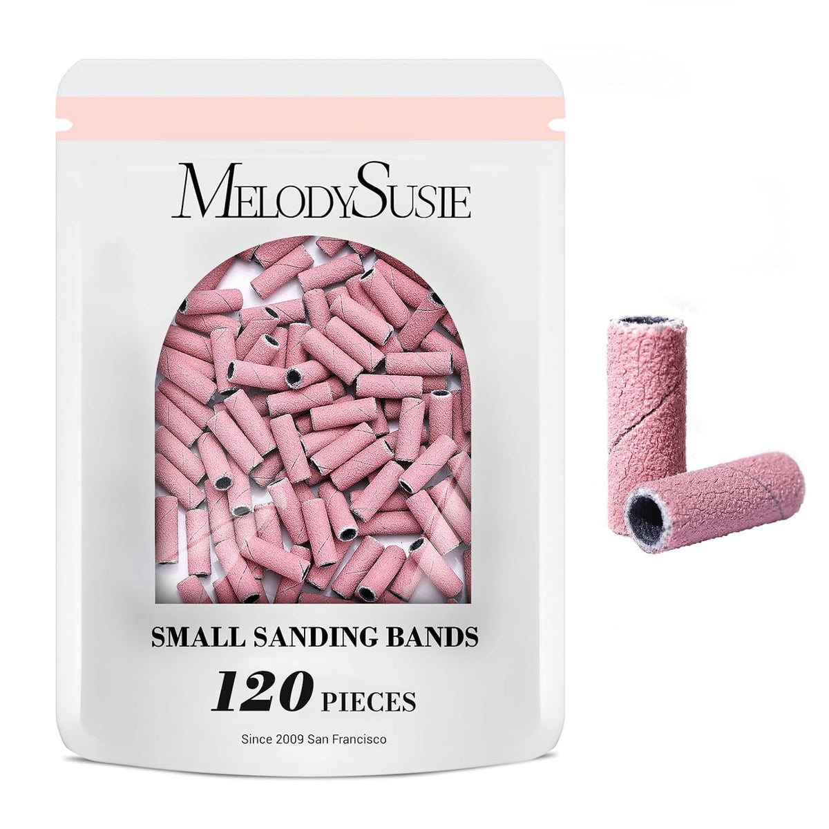 120Pcs Small Sanding Bands for 3.1mm Mandrel Bit  (Only Sanding Bands)