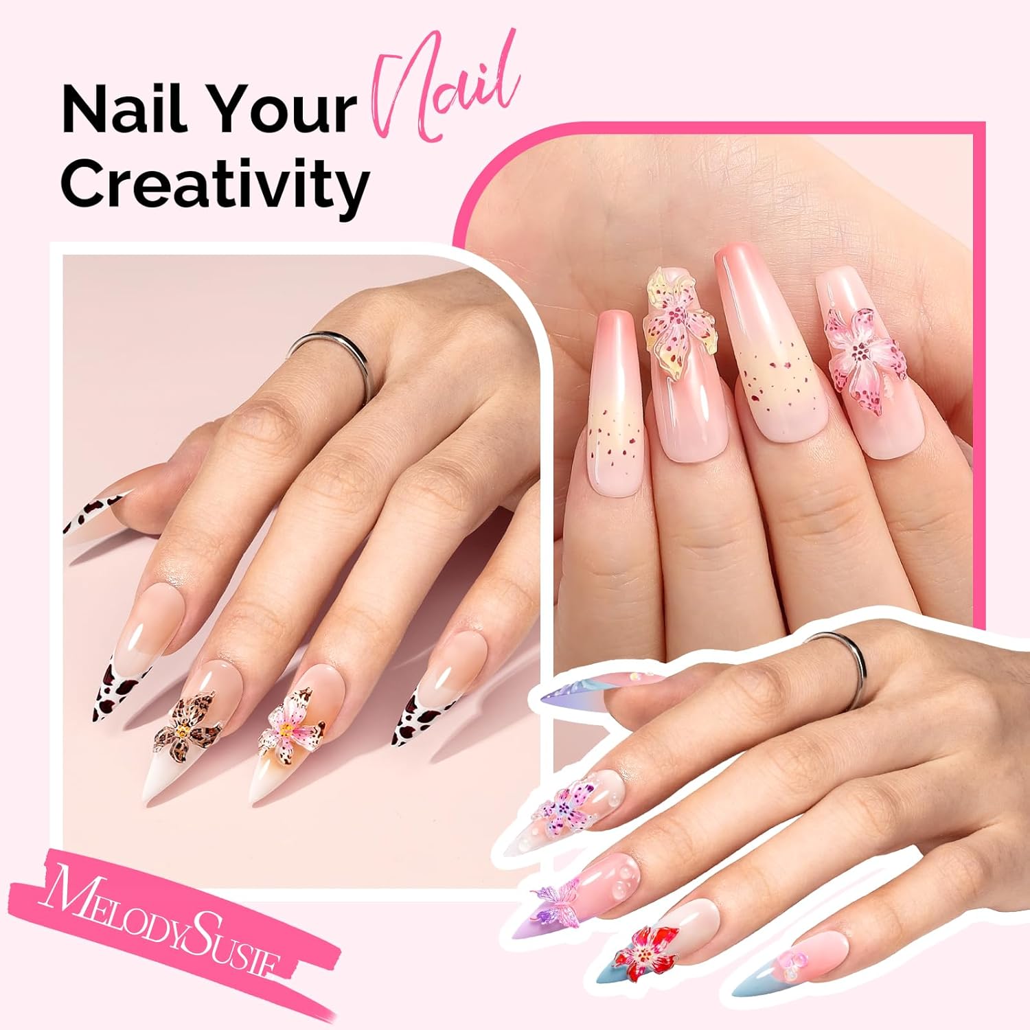 Manicure Decorations and DIY 3D Art Design