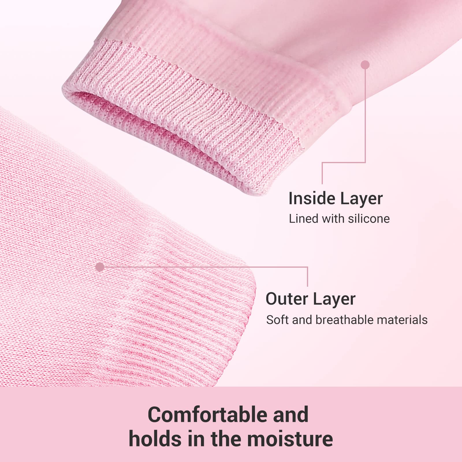 Moisturizing UV Shield Manicure Gloves - Size S (L*W: 6.7in*3.8in)