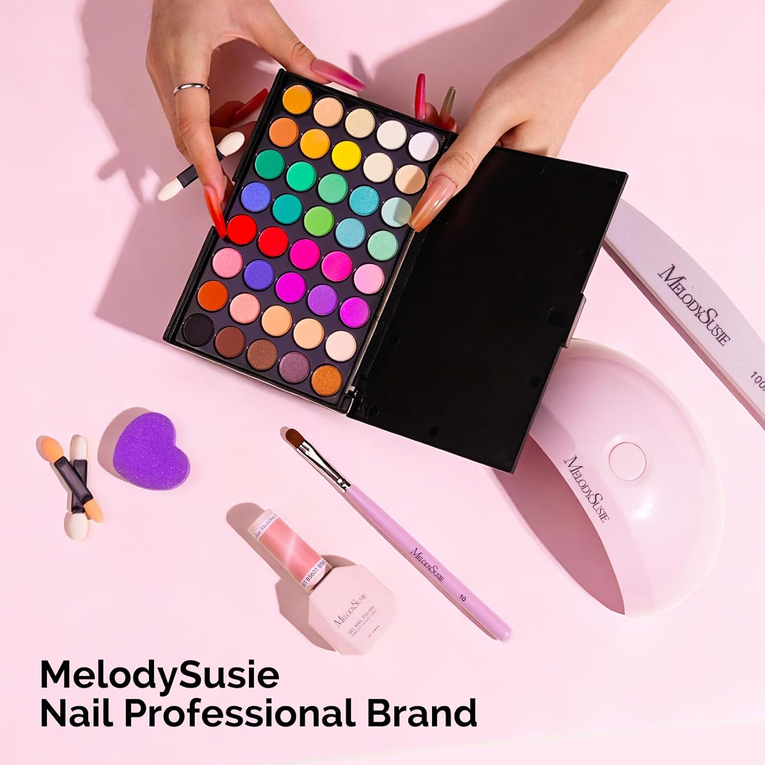 40 Colors Nail Powder Pigment Kit for Gradient Ombre Nail Art