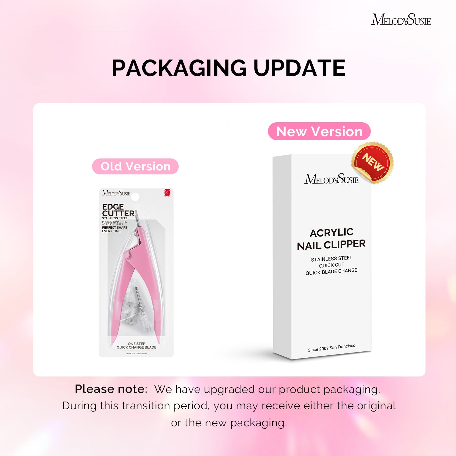 Stainless Steel Edge Cutter - Pink