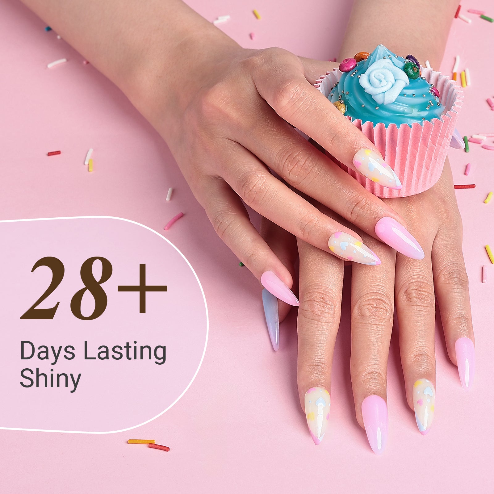 6 Colors Poly Nail Extension Gel Kit