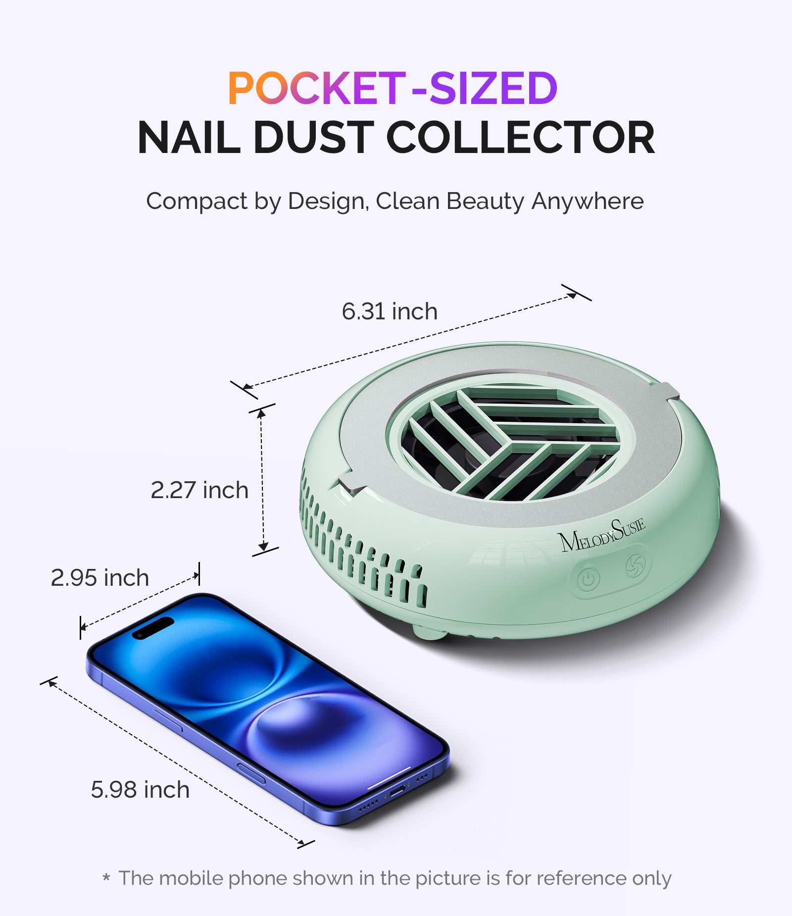 HProA Nail Dust Collector - Green