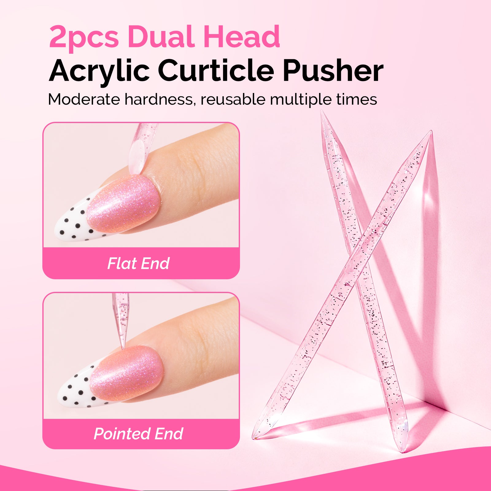 2Pcs Nail Glue Remover