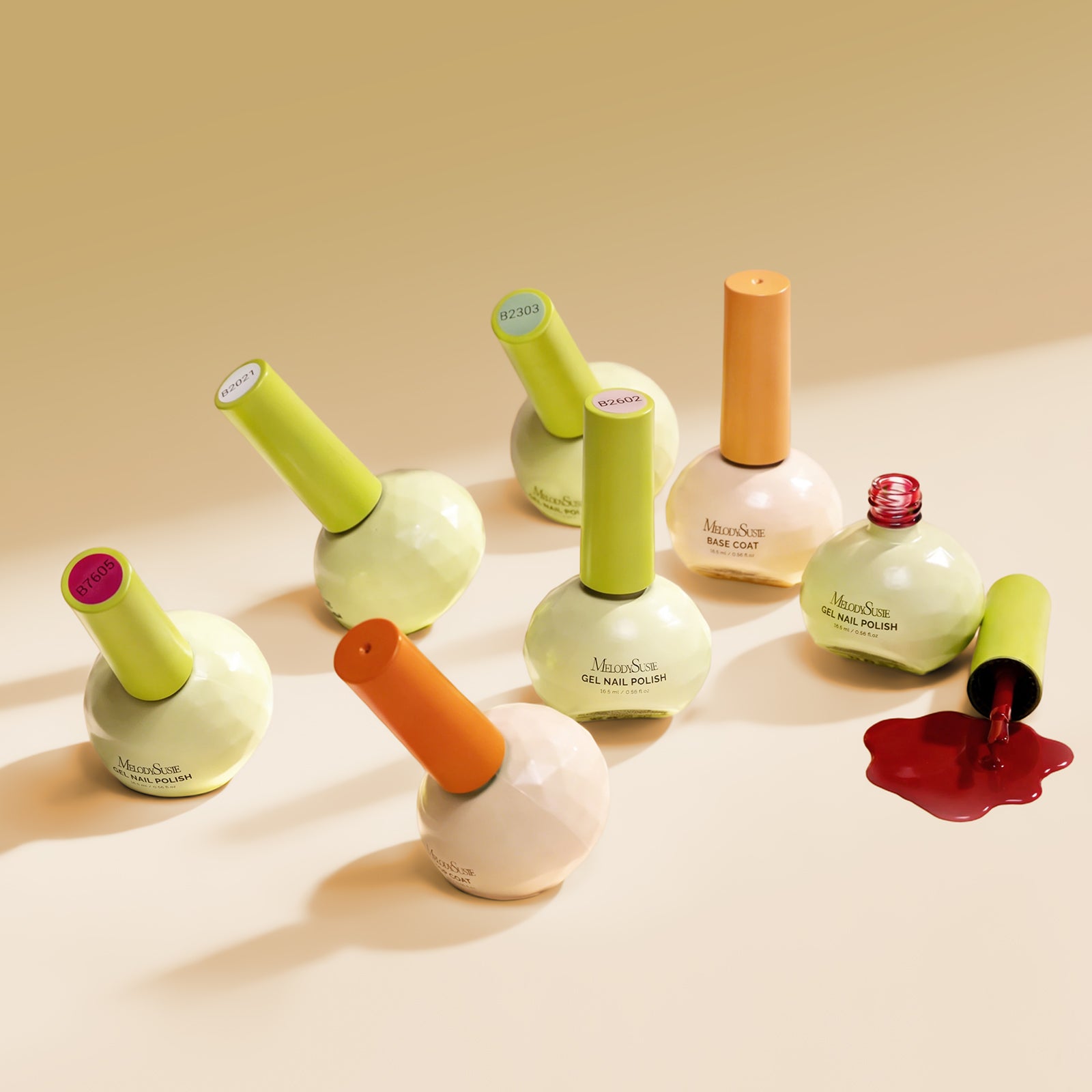 Plant-Based Nail Gel Polish 16.5ml - 10Pcs