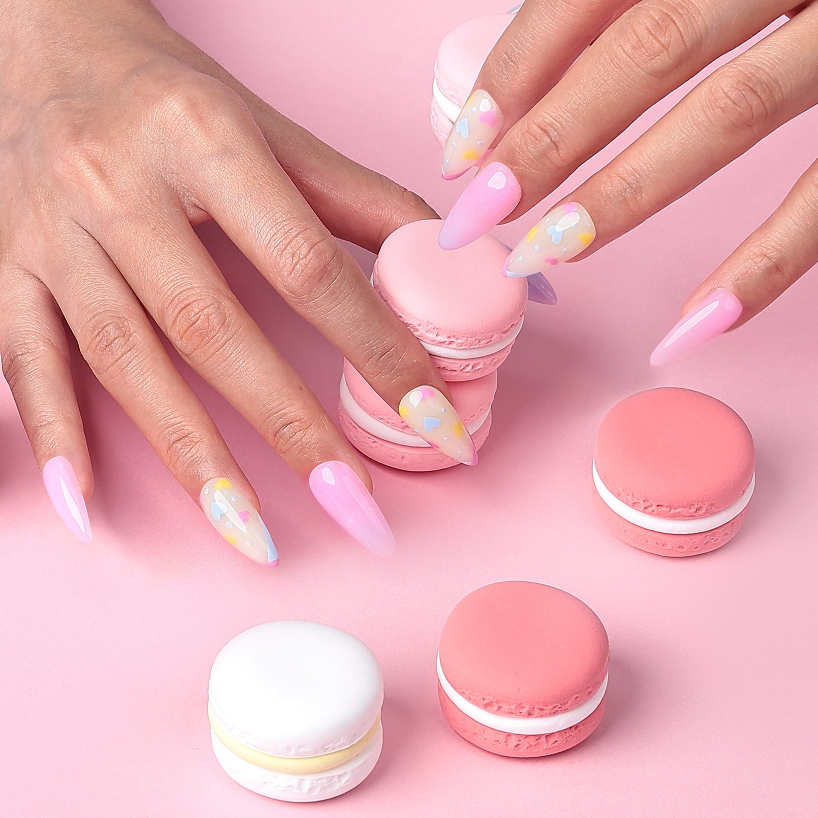 6 Colors Poly Nail Extension Gel Kit