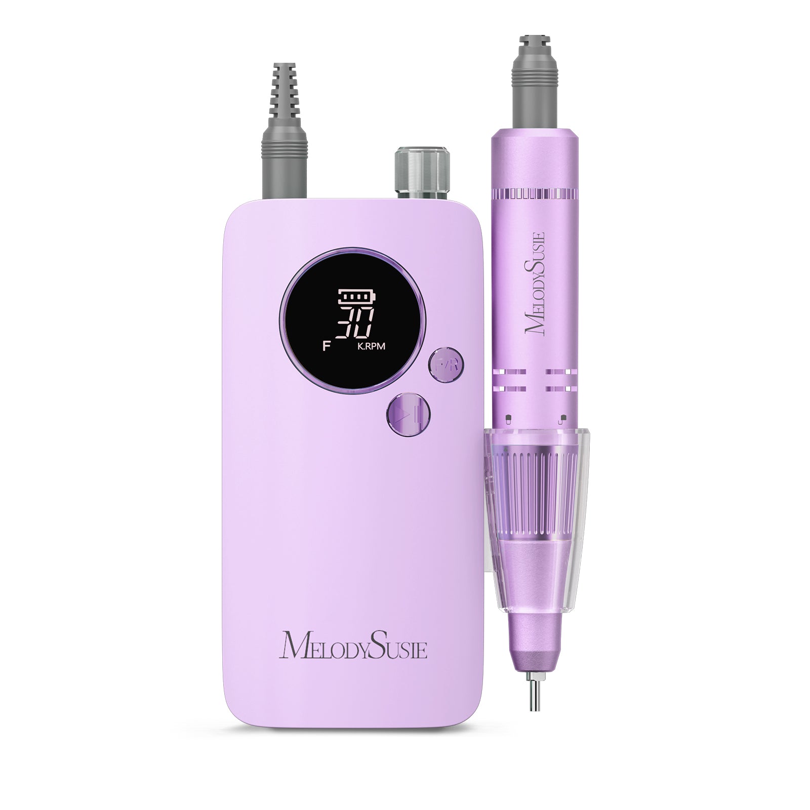 SC320F Clip-On Rechargeable Nail Drill 30,000RPM - Lily Lavender