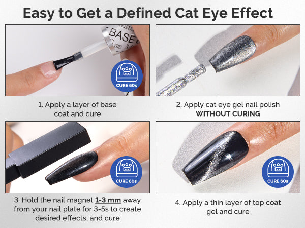 Nagel-Gel-Magnetstab Für Katzenaugen-Effekt – Doppelköpfig, Stark Magnetisch