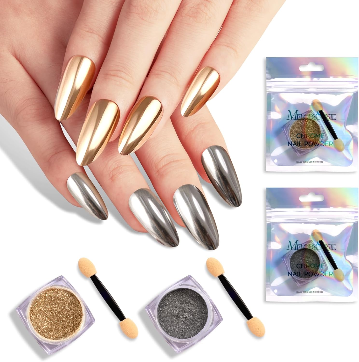 Chrome Nail Powder