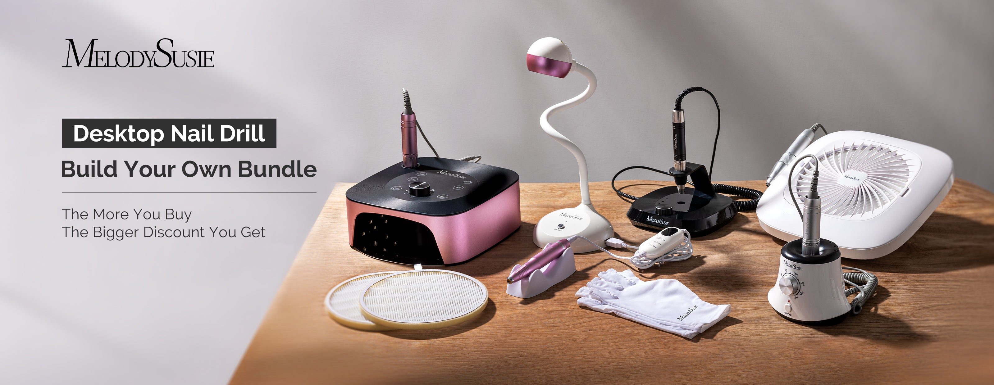 Desktop Nail Drill Bundle