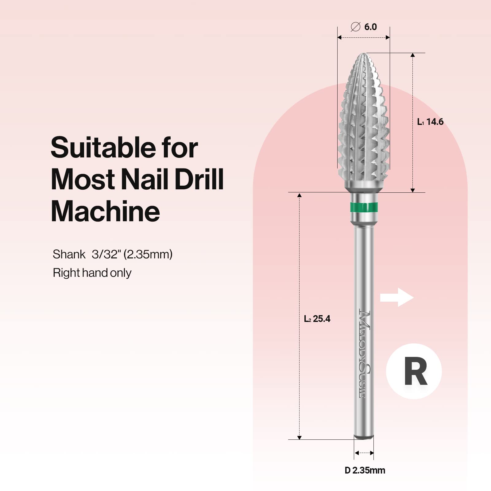 Tornado Multi-function Tungsten Carbide Nail Drill Bit
