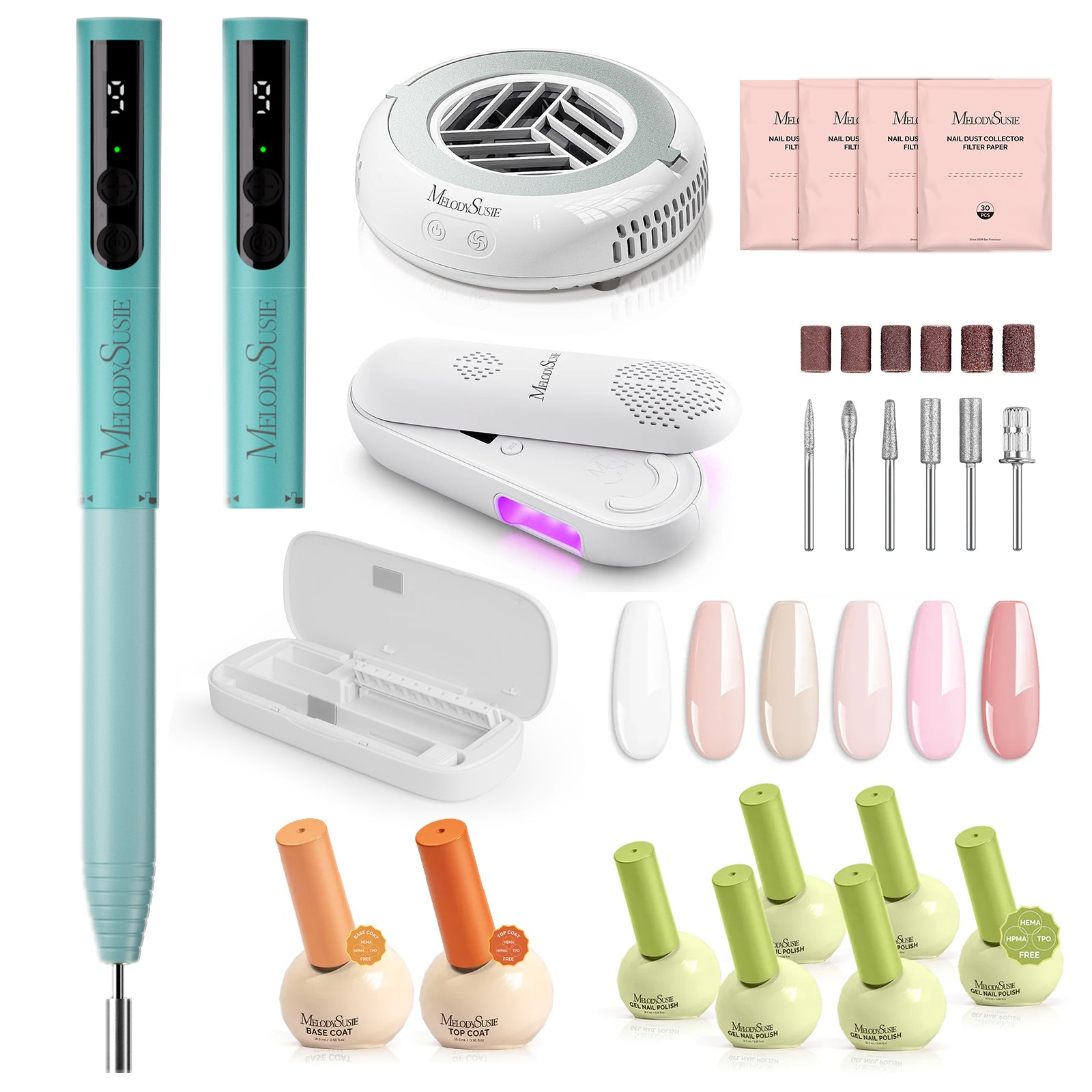 PocketNail PC100GR/PC100G Pen-Shaped Innovative Portable Rechargeable Nail Drill 20,000RPM