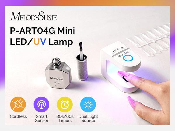P-ART04G Rechargeable Mini LED/UV Nail Art Lamp