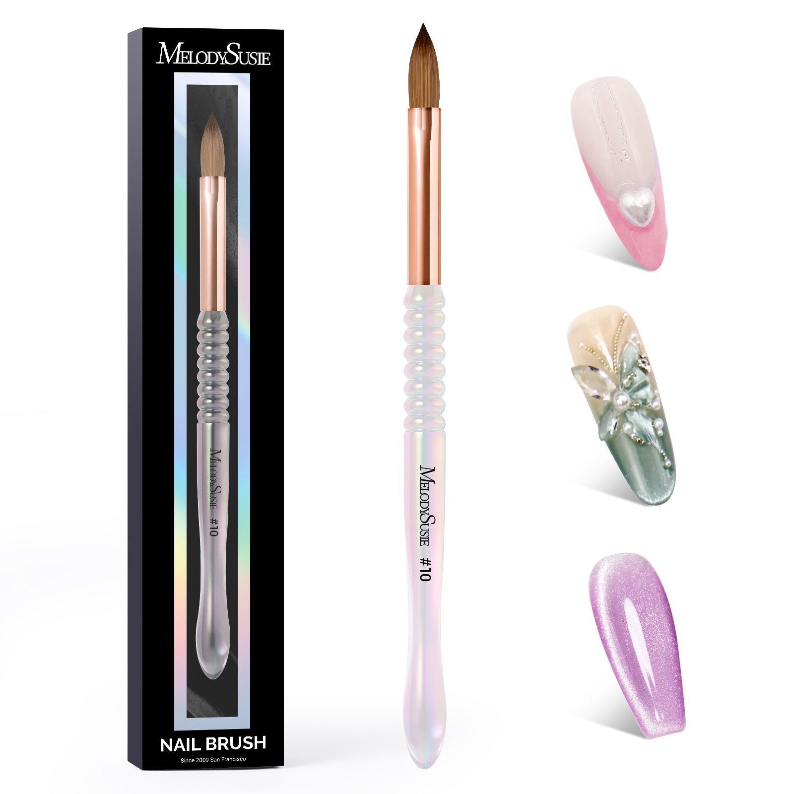 80% Kolinsky Acrylic Nail Brush