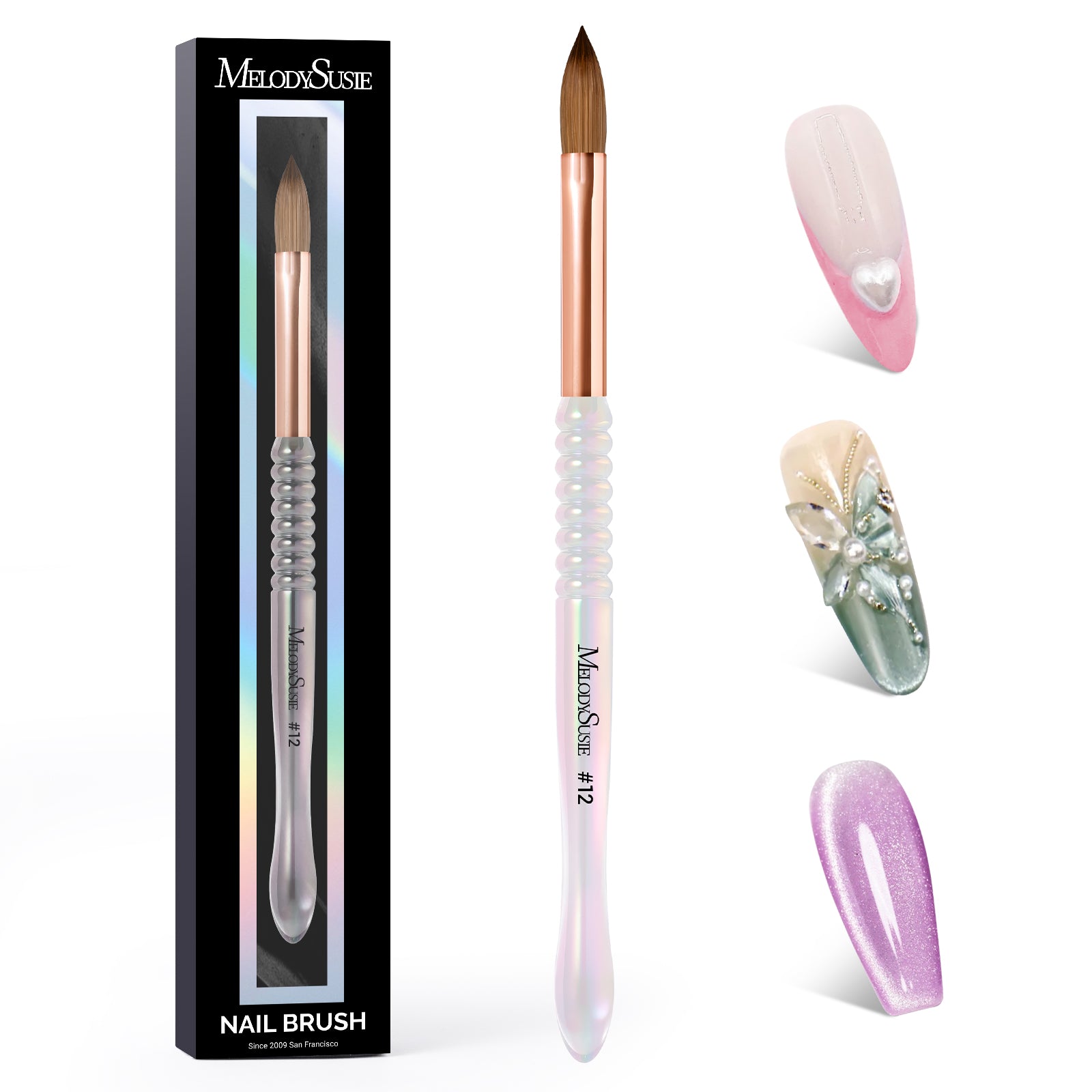80% Kolinsky Acrylic Nail Brush