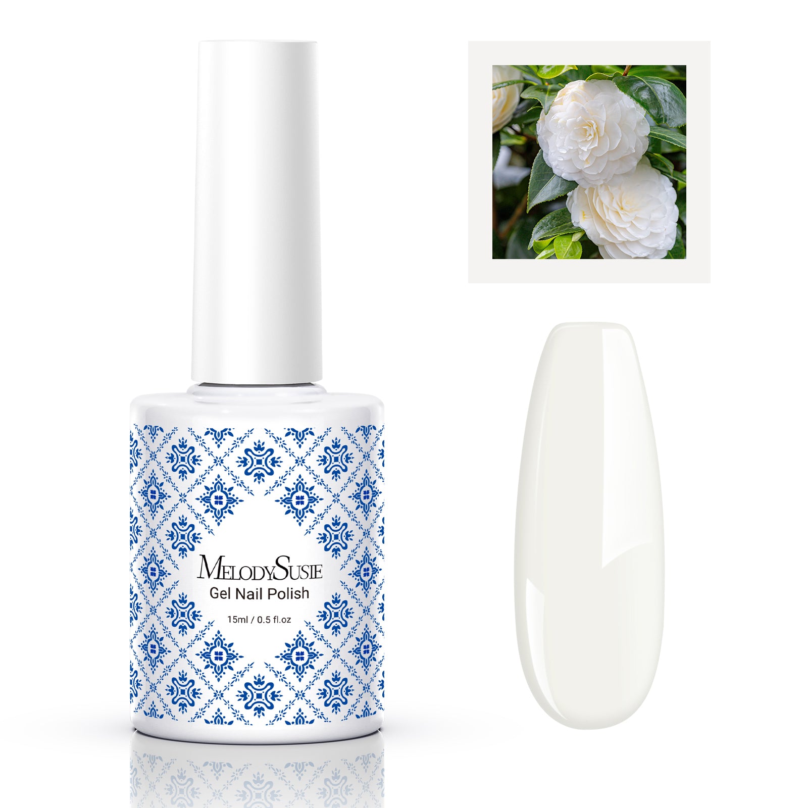 lily white gel Fleurwee HEMA-Free & HPMA-Free & TPO-Free Gel Nail Polish Plant-based