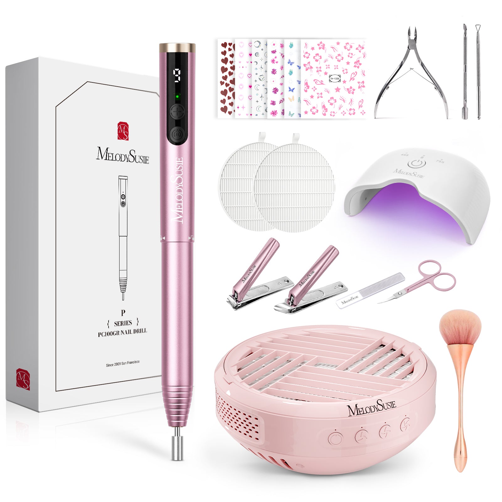 PocketNail PC100GR/PC100G Pen-Shaped Portable Nail Drill 20,000RPM
