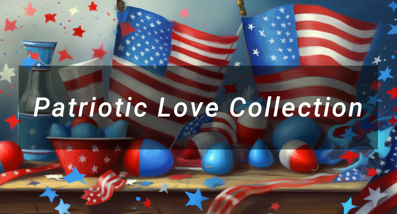 Patriotic Love Press On Nails | MelodySusie