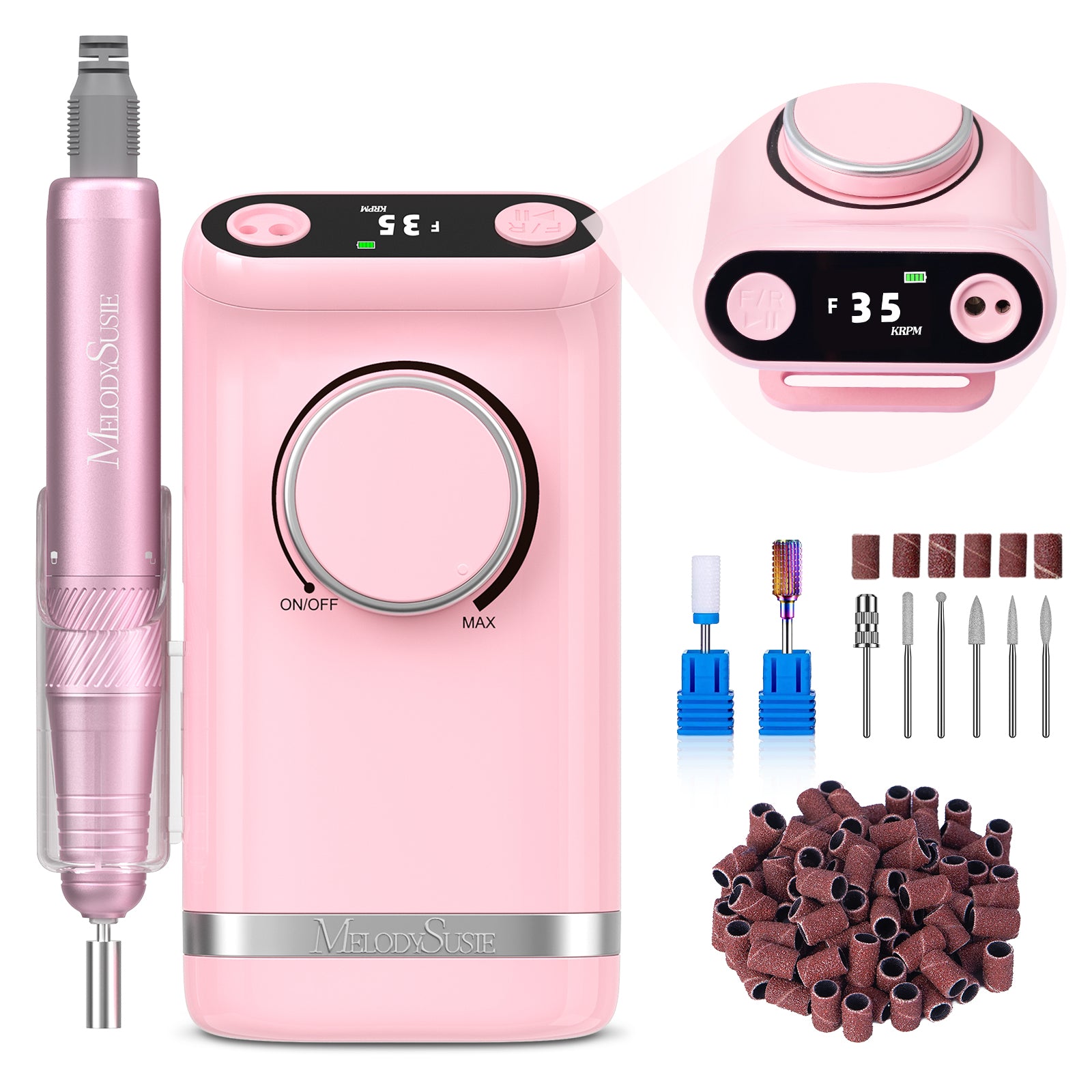 SM320G 35000RPM Rechargeable Nail Drill