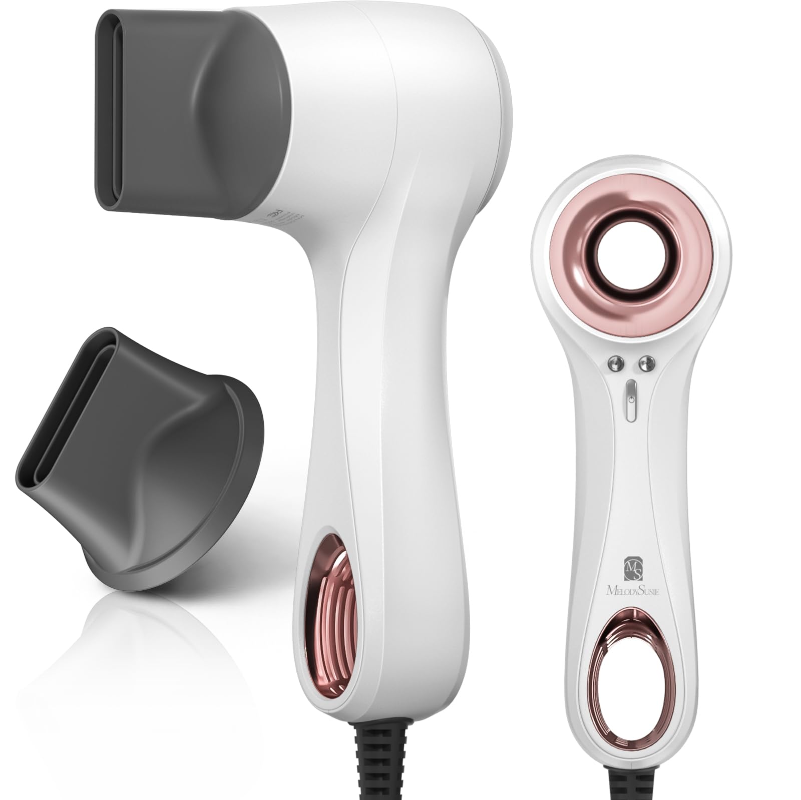 Professional Portable High Speed Hair Dryer - White