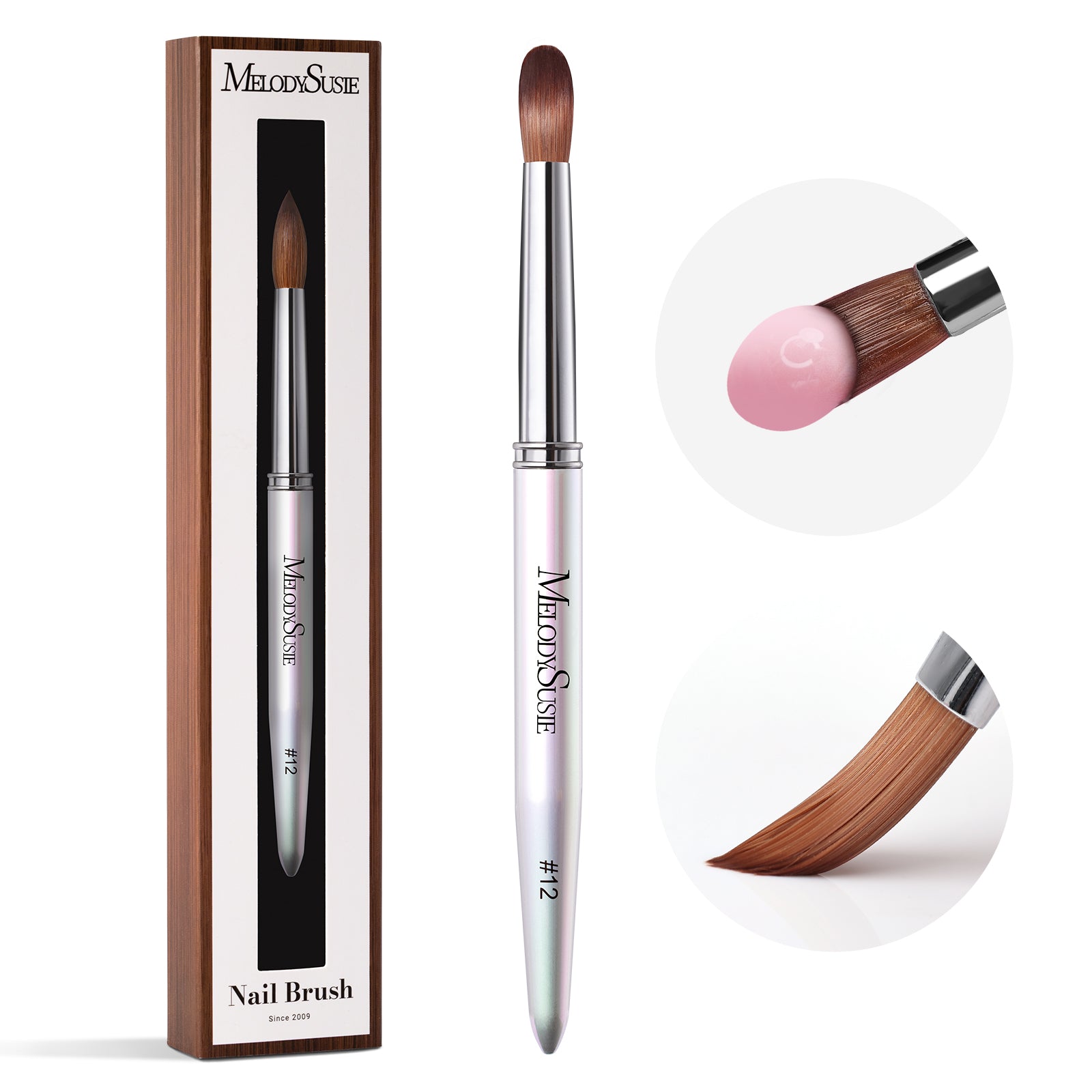 Y-Series 100% High-Quality Kolinsky Acrylic Nail Brush