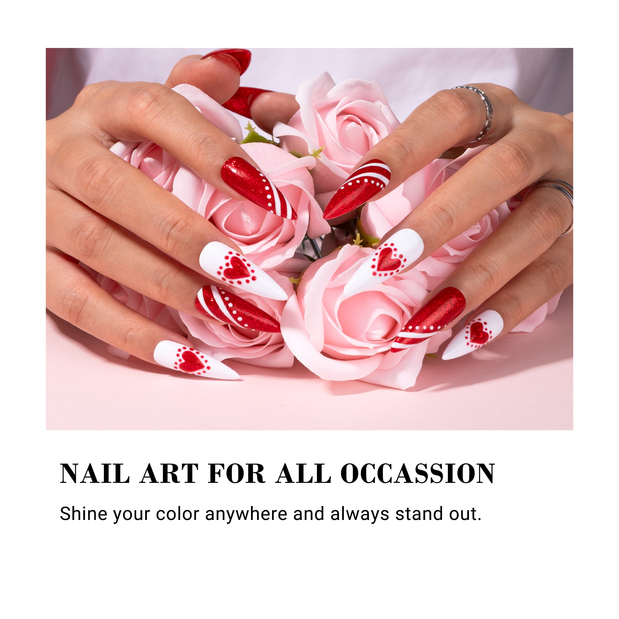 Z049 Heartbeat Red - Gel Nail Polish(15ml)