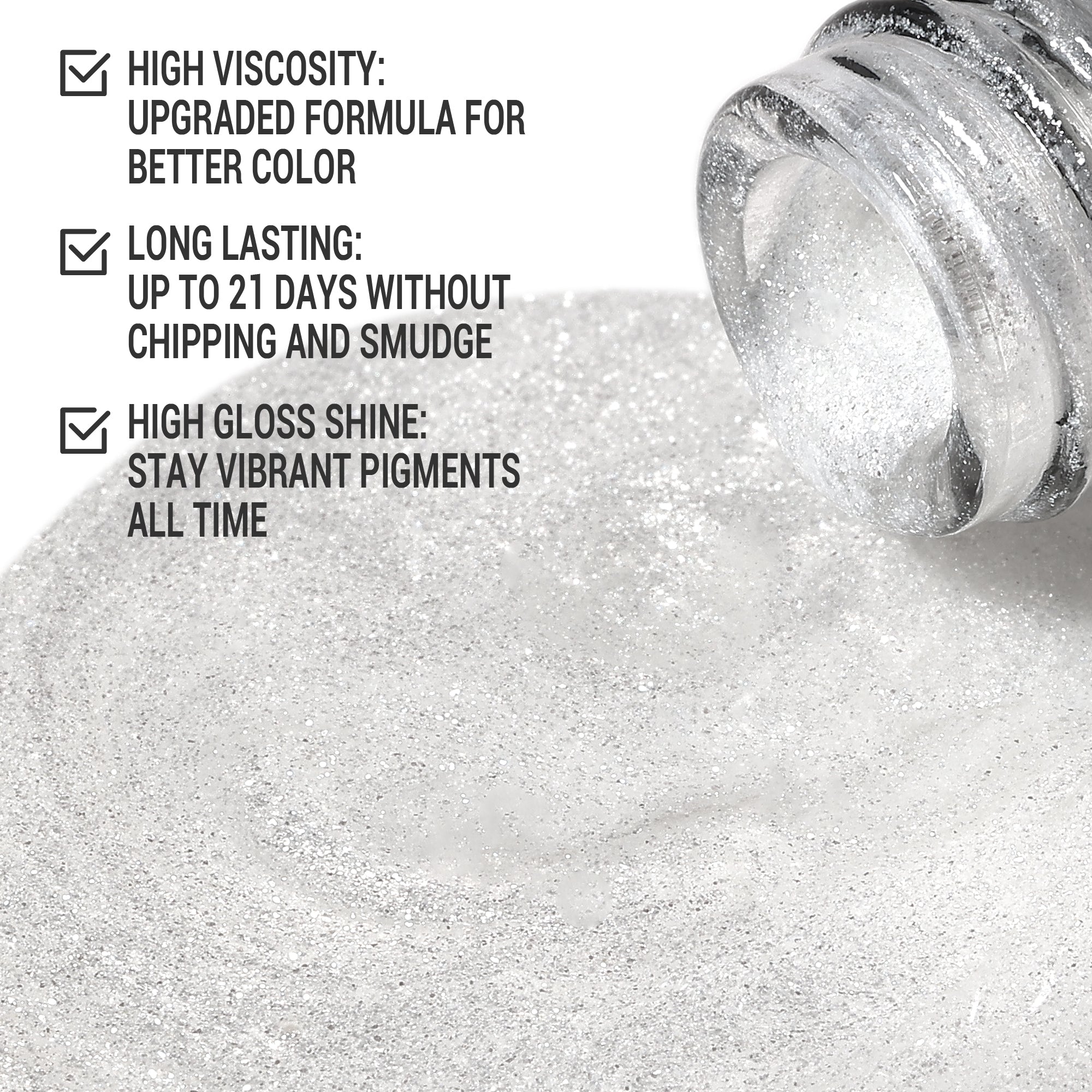 Z054 Starry White - Gel Nail Polish(15ml)