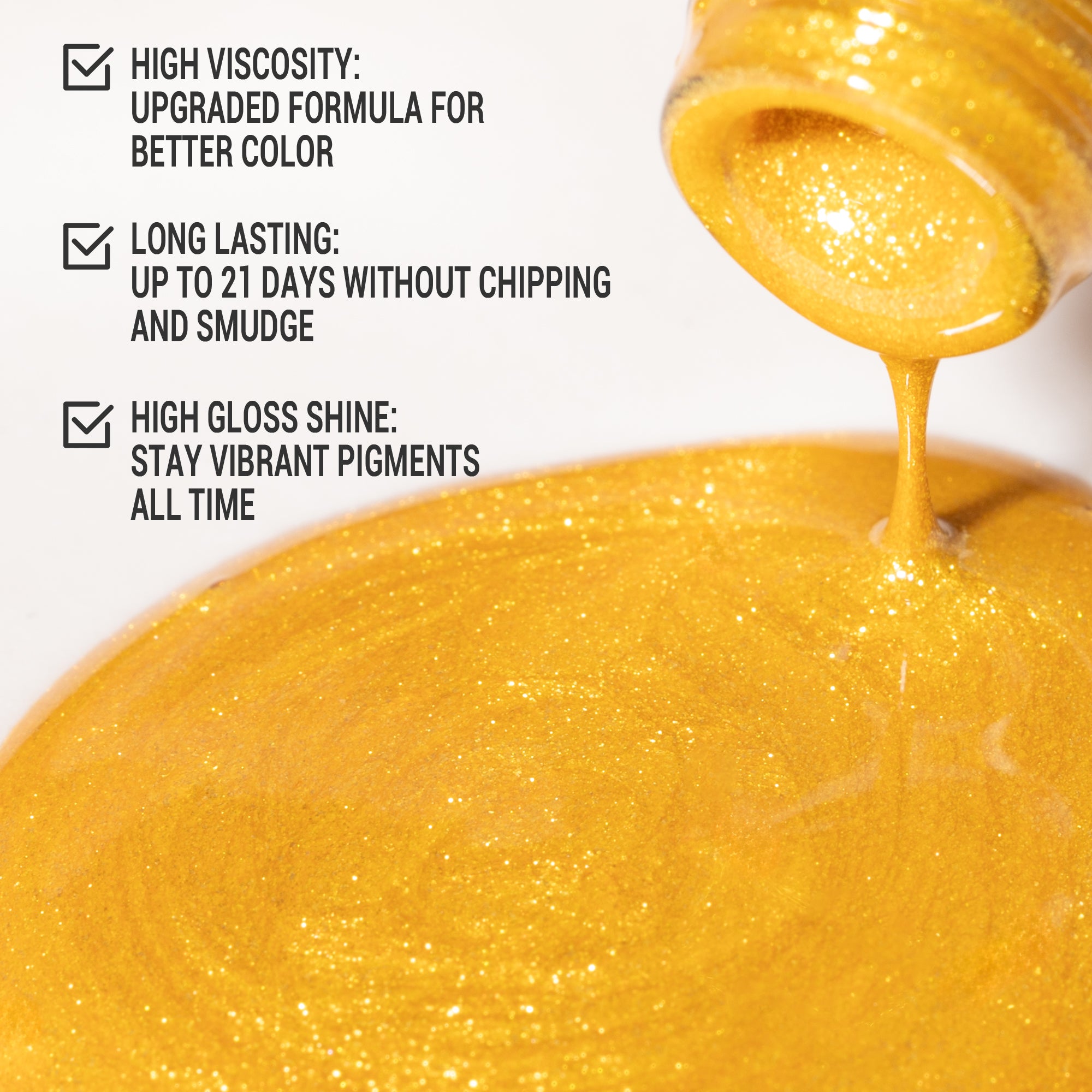 Z167 Power Yellow - Gel Nail Polish(15ml)