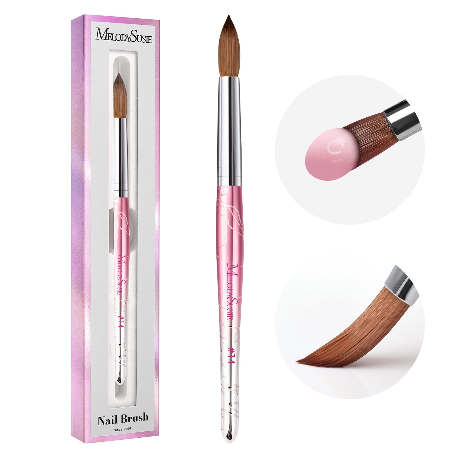 Z-Series 100% Top-Tier Kolinsky Acrylic Nail Brush