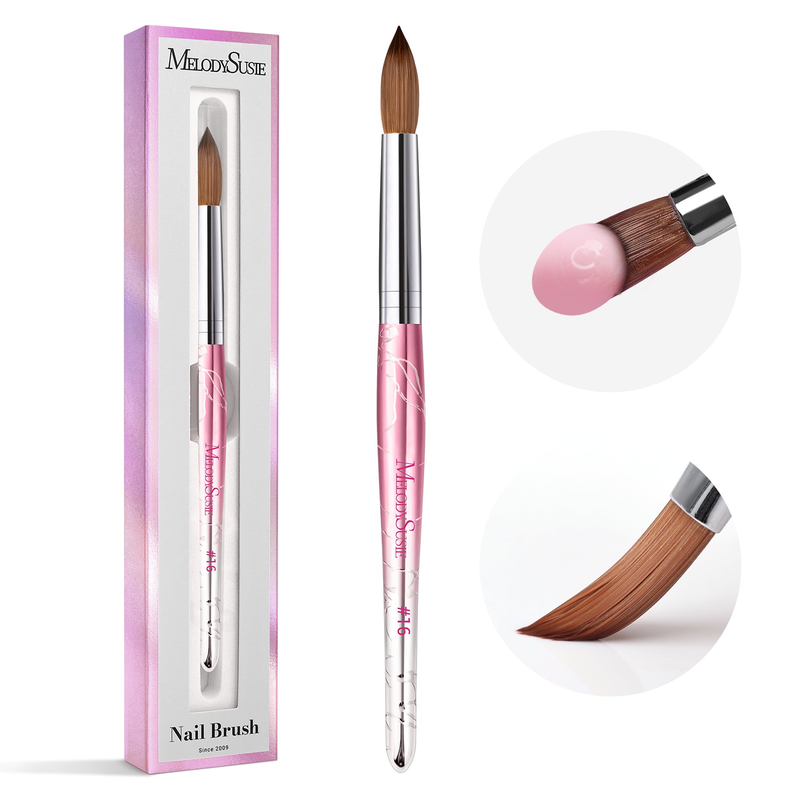 Z-Series 100% Top-Tier Kolinsky Acrylic Nail Brush