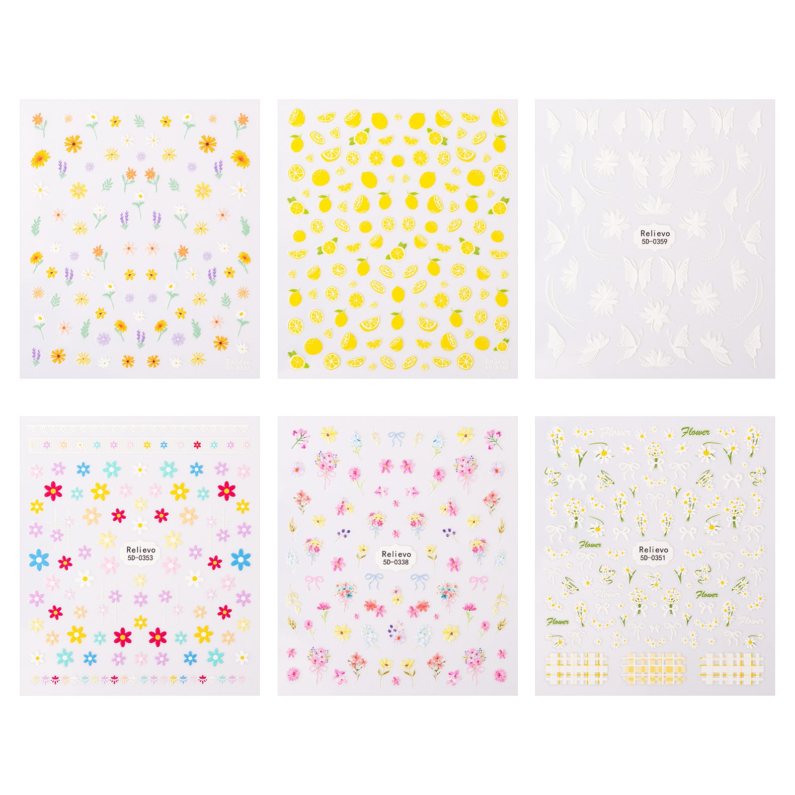 Spring/Summer Themed Nail Art Stickers