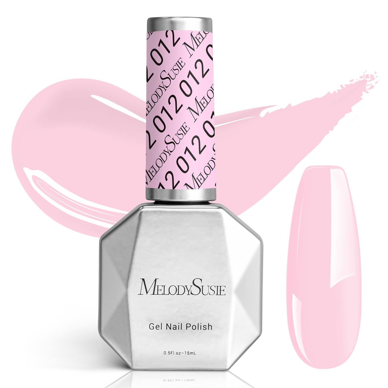 012 Milky Pink - Faster UV Curing Gel Nail Polish 0.5 fl oz/15ml