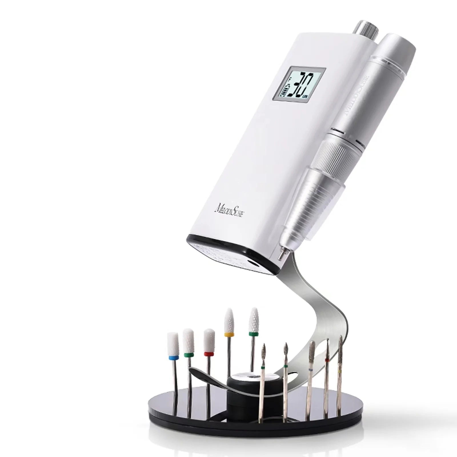 Nail Drill Machine Holder with 10 Holes Nail Drill Bits